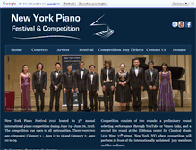 Tablet Screenshot of newyorkpianofestival.com